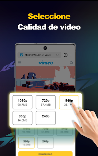 Captura de pantalla de Descargador de vídeos HD