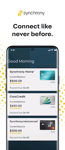 MySynchrony screenshot