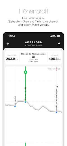 Wise Pilgrim Camino Portugués Screenshot