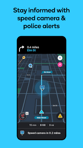 Captura de pantalla de Waze Navegación y Tráfico