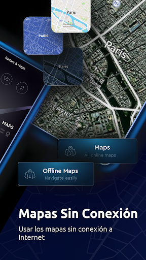Captura de pantalla de Mapas todo en uno, velocímetro