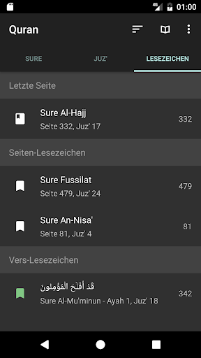 Quran für Android Screenshot
