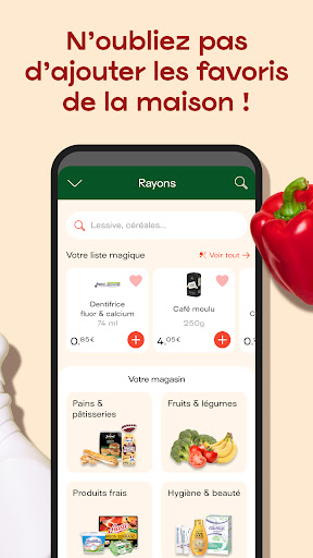 Jow - Recettes et courses Screenshot