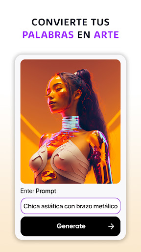 Captura de pantalla de Generador de arte con IA