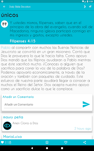 Captura de pantalla de Biblia Devocional
