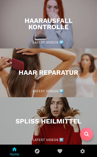 Haarpflege App Deutsch Screenshot