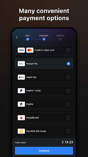 Captura de pantalla de G2A