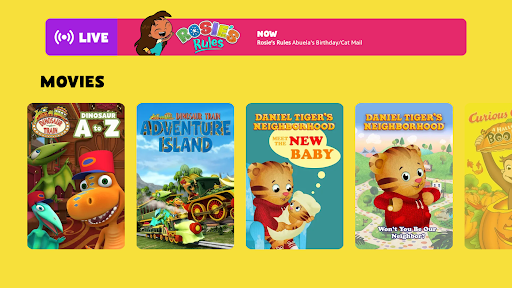 Captura de pantalla de PBS KIDS Video