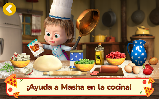 Captura de pantalla de Masha y el Oso Juegos de Pizza