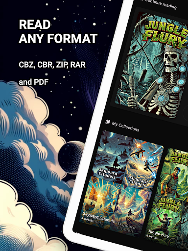 Comic Reader CBR, CBZ & PDF screenshot