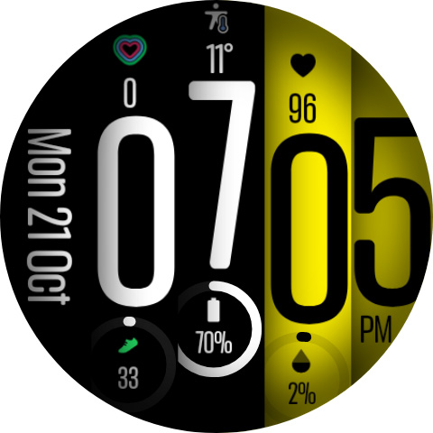 Captura de pantalla de Stretch Fall - Watch face