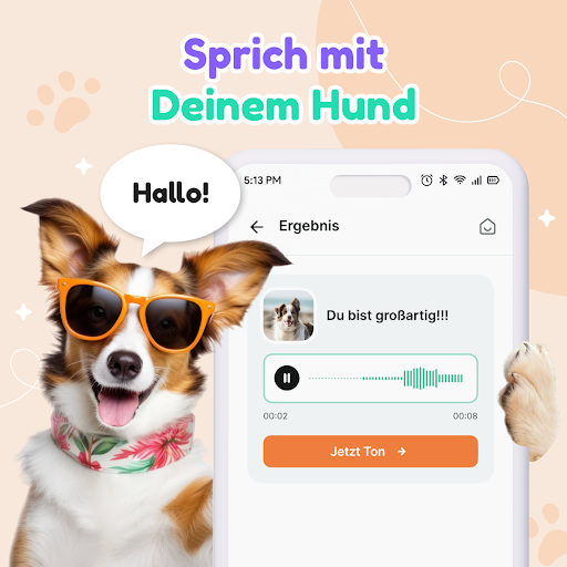 Mensch-zu-Hund Übersetzer Screenshot