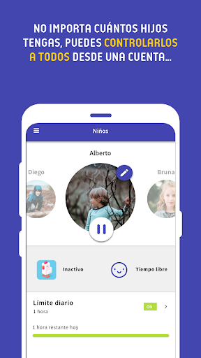 Captura de pantalla de Control parental Screen Time