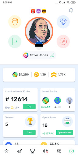 Captura de pantalla de Cryptomania Simulador