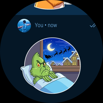 Captura de pantalla de Telegram