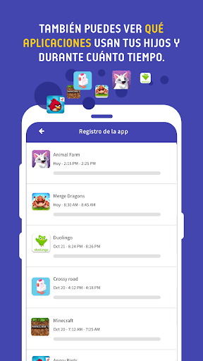 Captura de pantalla de Control parental Screen Time