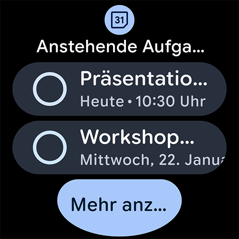 Google Kalender Screenshot