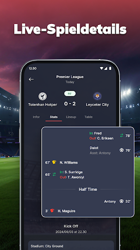 MatchLive: Fußball Live Screenshot