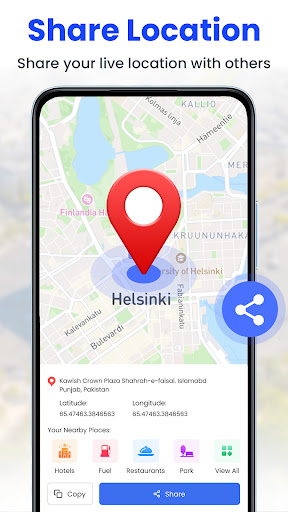 GPS Satellite Live Earth Map screenshot