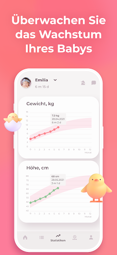 Stillen Tracker & Babytagebuch Screenshot
