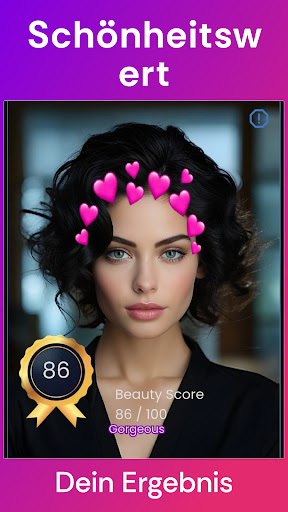 Gesichtsform KI - Face Rating Screenshot