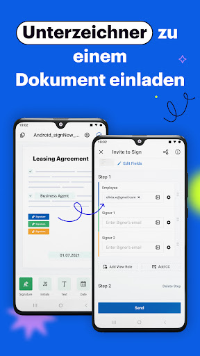 SignNow Elektronische Signatur Screenshot