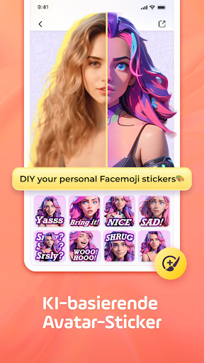 Facemoji-Tastatur Emoji&Design Screenshot