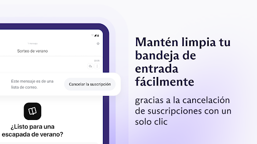 Captura de pantalla de Proton Mail: Correo cifrado