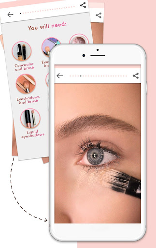 Captura de pantalla de Makeup Tutorial de Maquillaje