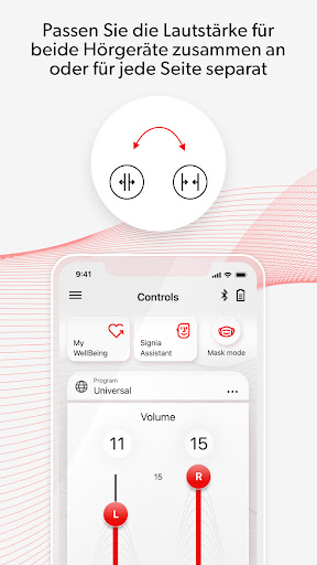 Signia App Screenshot