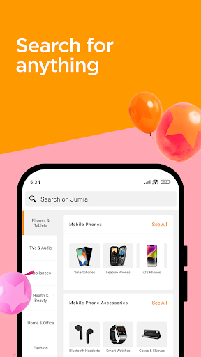 Captura de pantalla de JUMIA Online Shopping