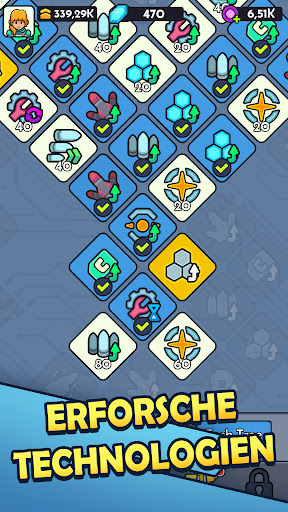 Idle Space - Ship Crafting RPG Screenshot