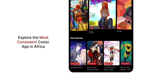 Captura de pantalla de Zebra Comics: Webtoons & Manga