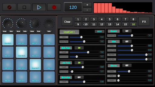 Captura de pantalla de Creador de Musica Dubstep