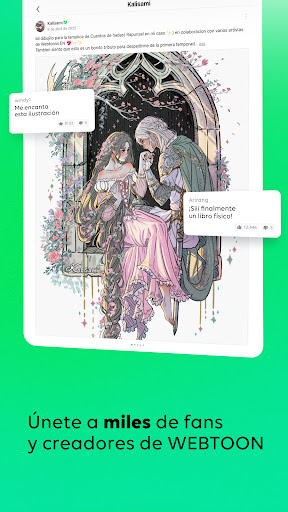 Captura de pantalla de WEBTOON