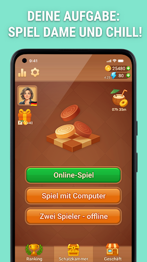 Dame - 2 spieler Screenshot