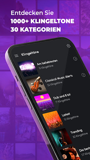 Klingeltöne Hintergrundbilder Screenshot
