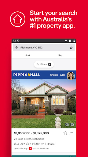 Captura de pantalla de realestate.com.au - Property