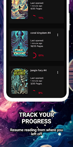 Comic Reader CBR, CBZ & PDF screenshot