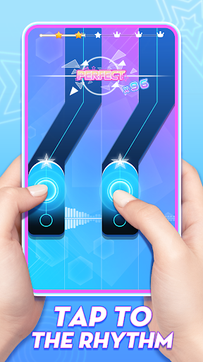 Captura de pantalla de Piano Game 4: EDM Tiles