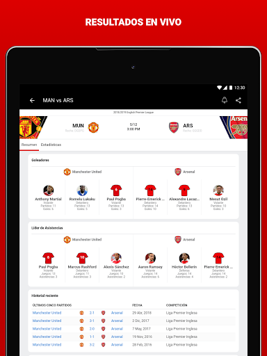 Captura de pantalla de ESPN