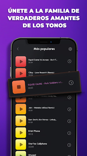 Captura de pantalla de Tonos para celular