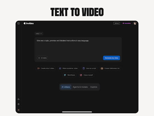 invideo AI: AI Video Generator screenshot