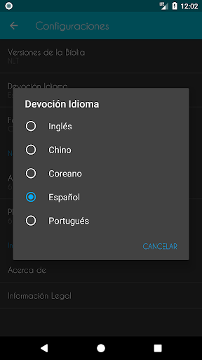 Captura de pantalla de Biblia Devocional