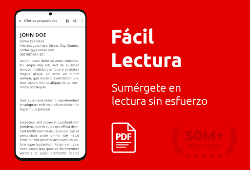 Captura de pantalla de Lector PDF App - Convertir PDF