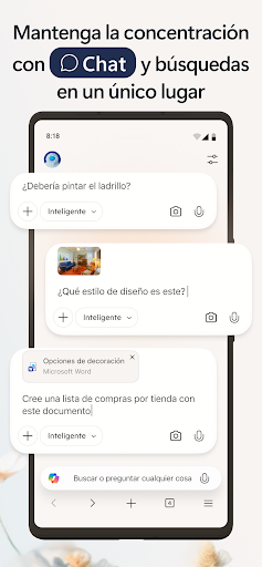Captura de pantalla de Microsoft Edge