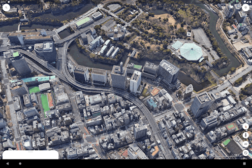Captura de pantalla de Google Earth