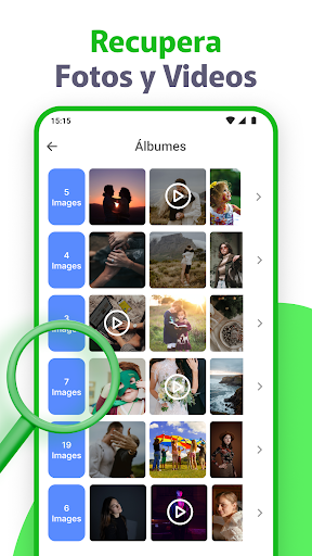 Captura de pantalla de Recuperar Fotos Borradas