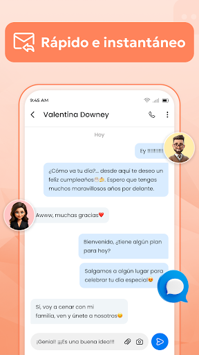 Captura de pantalla de Mensajes: todo en un solo chat