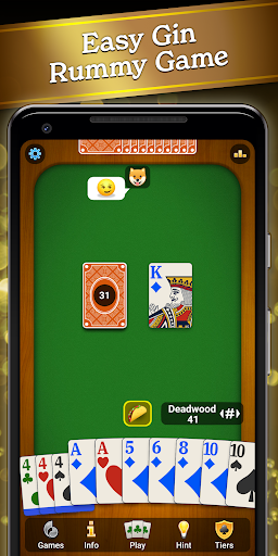 Captura de pantalla de Gin Rummy Classic